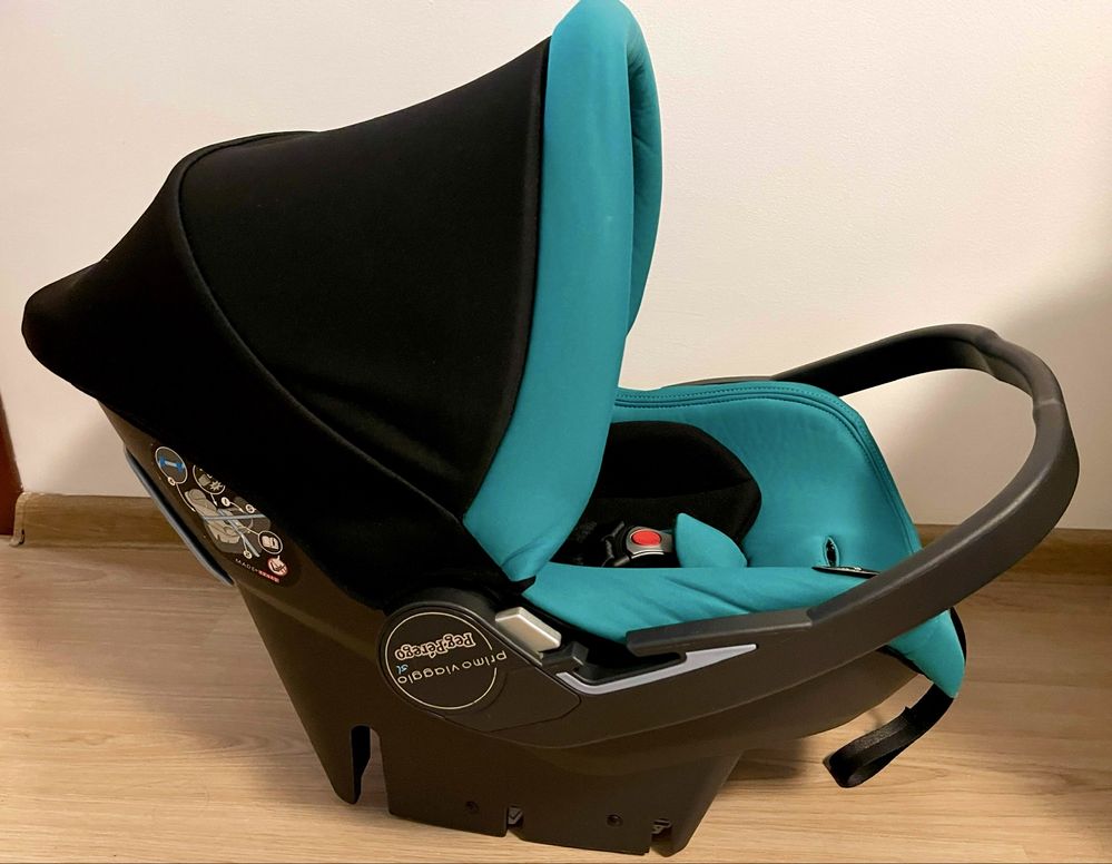 Количка Peg Perego book pop-up и стол за кола+ isofix база