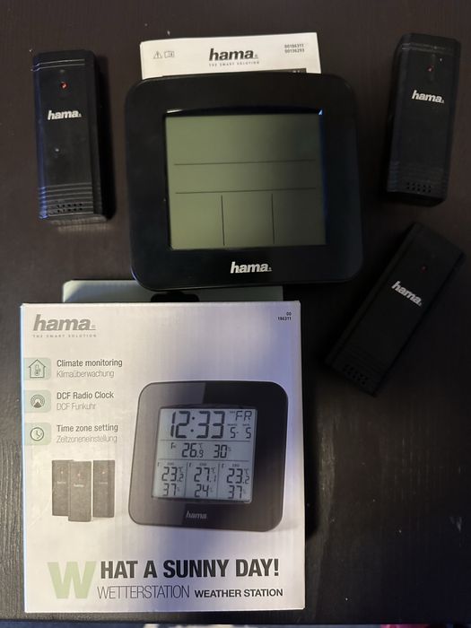 Hama EWS‑Trio – staţie meteo cu 3 senzori exteriori