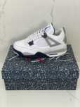 Air Jordan 4 Retro Midnight Navy White Nike Cement