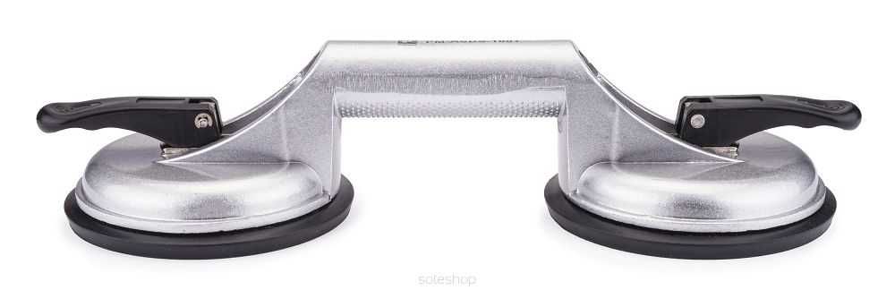 Ventuza dubla aluminiu montat placi sticla 120mm 100kg (PM-ASDS-100T)