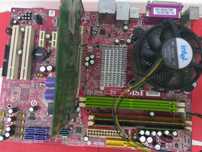 ДЪНО  775 +cpu +video 462/775 + КОМПЛЕКТ