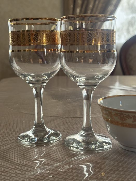 Фужеры. Стекло , хрусталь