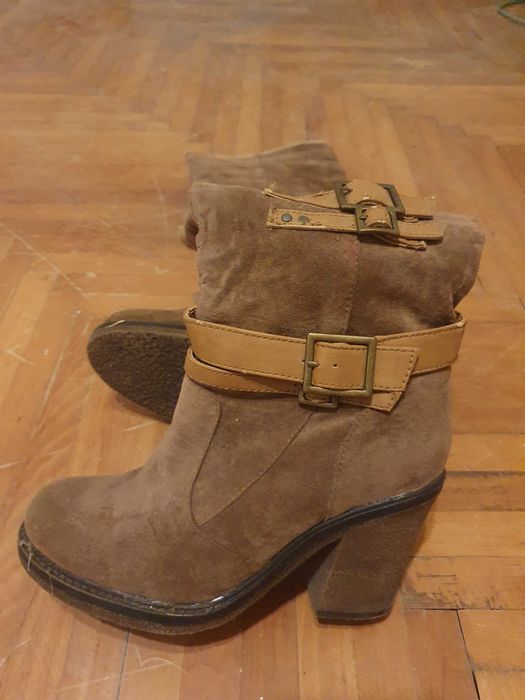 Cizme Mustang, maro, numarul 36