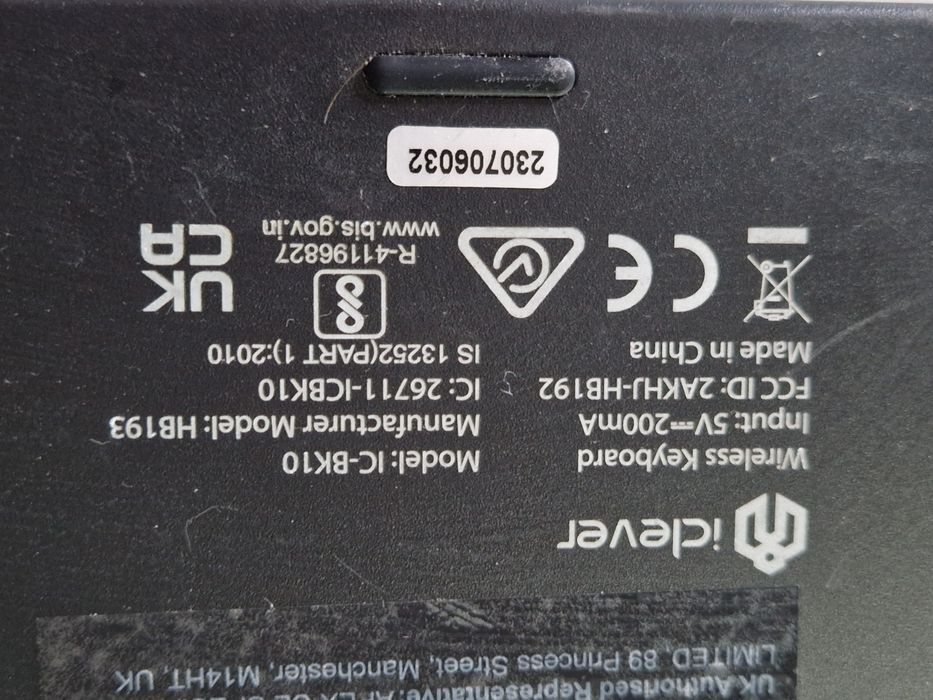 Tastatura wi fi  și Bluetooth perfect funcționala,  tip C