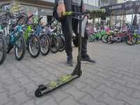 BYOX Детска тротинетка stunt SHOCK жълт