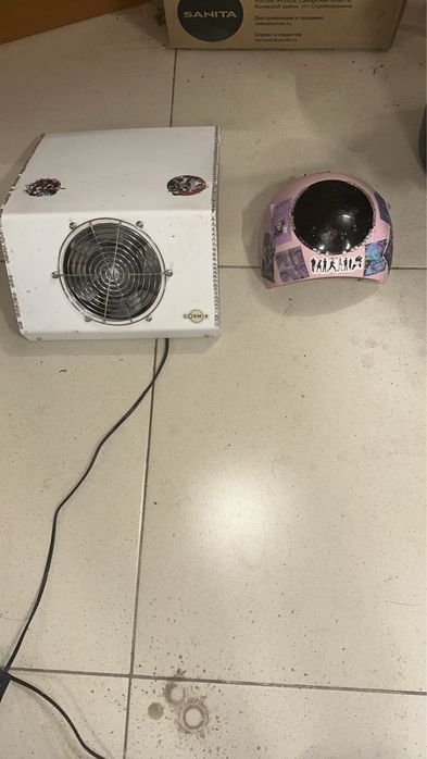 Продам пылесос для маникюра и лампу для гель лака