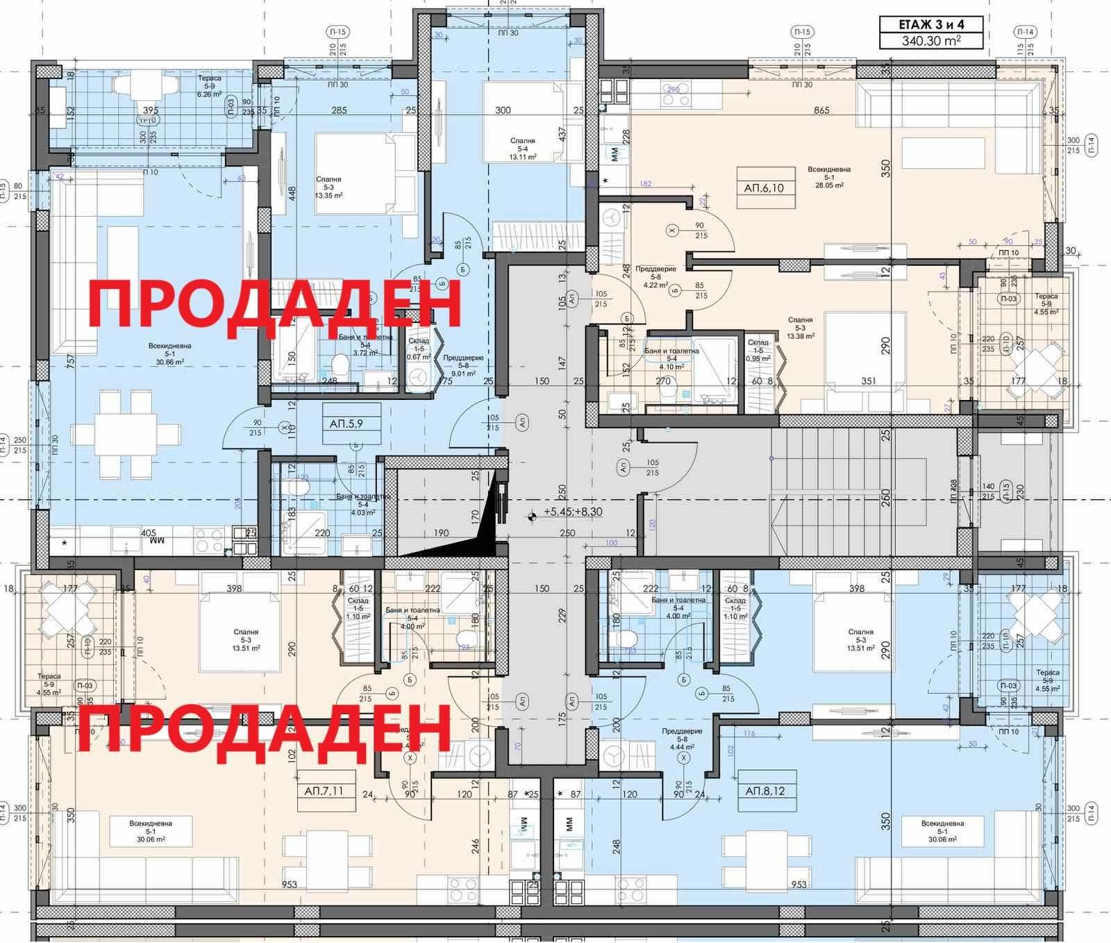 Просторни тристайни апартамент в новоизграждаща се сграда
