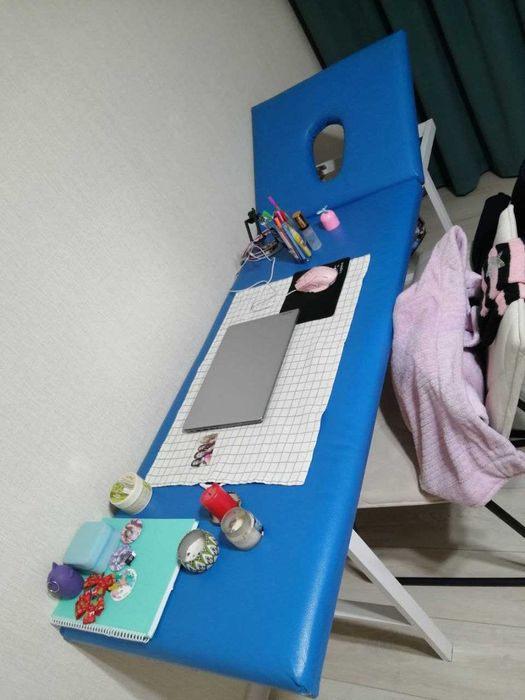 Массажный стол, железный каркас