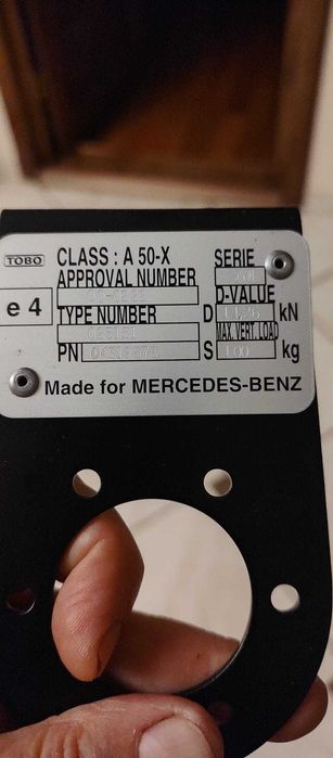 Carlig remorcare MERCEDES VITO - omologat