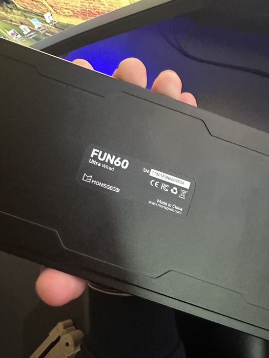 Tastatura magnetica fun60 ultra tmr mai buna in teste ca wooting