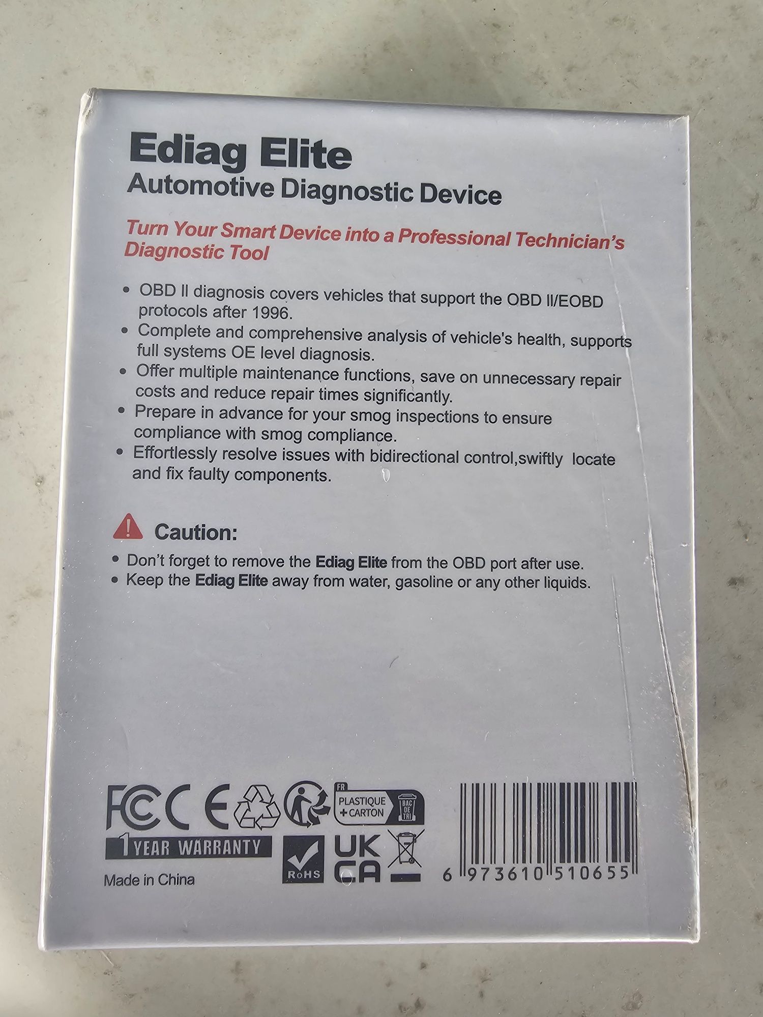 Ediag ElitKingbolen Ediag Elite 
пълна ОВBD2 д