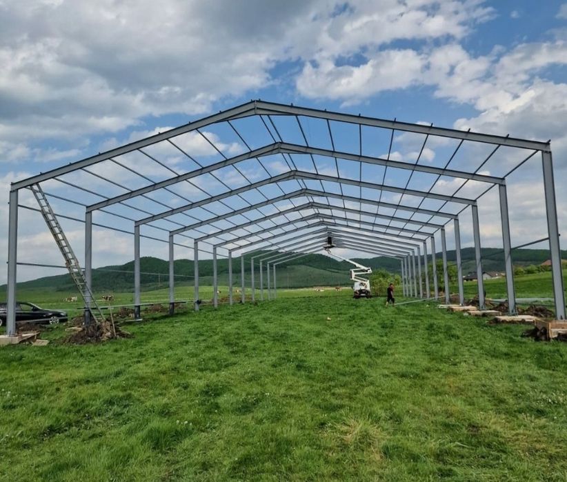 Vand hale și structuri metalice accept variante cu dube