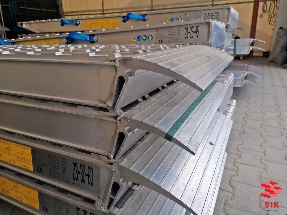 Rampe aluminiu trailer utilaje de la 21 tone pana la 50 tone