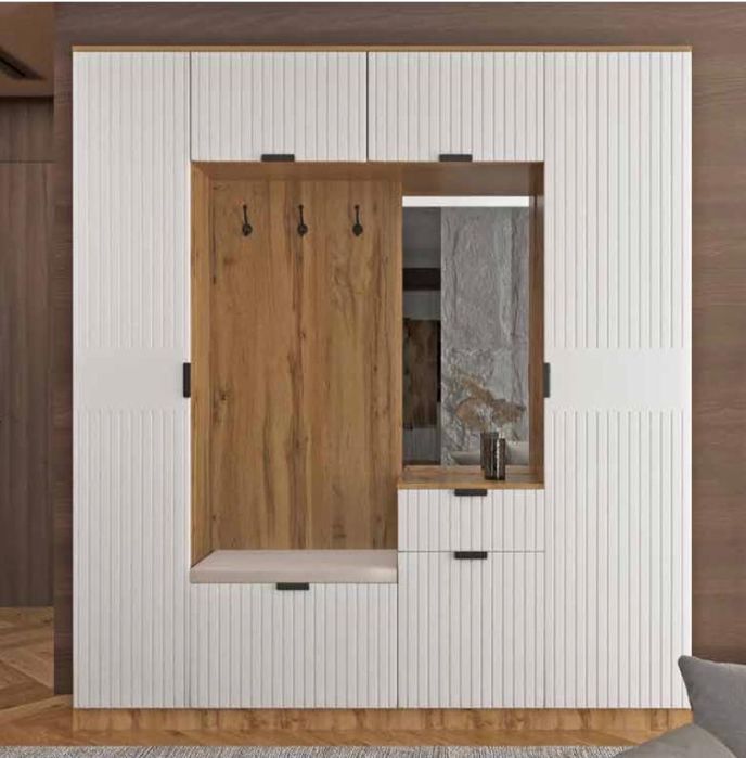 Прихожие Прага фасад из мдф материала