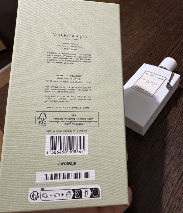 Parfum Van Cleef & Arpels Santal Blanc