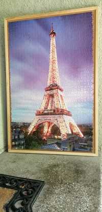 Tablou puzzle 1260 piese turnul Eiffel