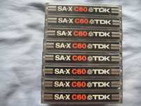 Продавам аудио касети TDK SA-X C60 Crome Made in Japan