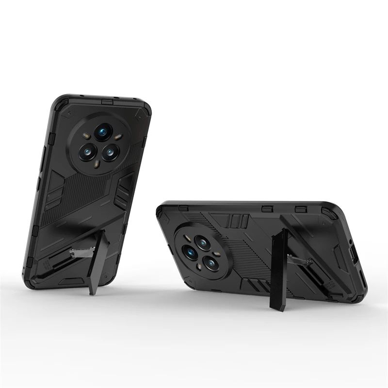 Realme 14 Pro+ 5G / PUNK ARMOR Удароустойчив кейс гръб със стойка