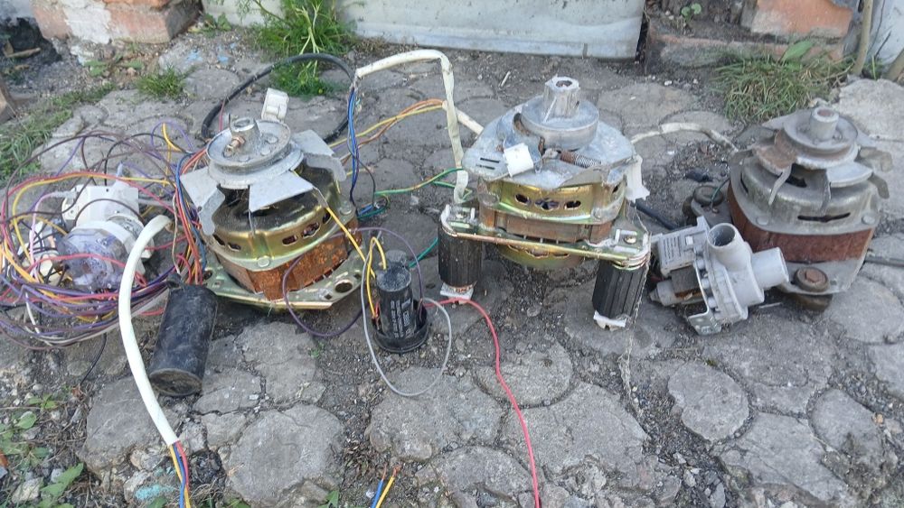 Электродвигатели на стиральную машинку полуавтомат