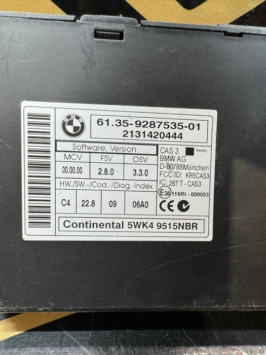 BMW CAS3 модул – 5WK49515NBR – оригинален Continental