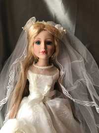 Редкая винтажная кукла невеста