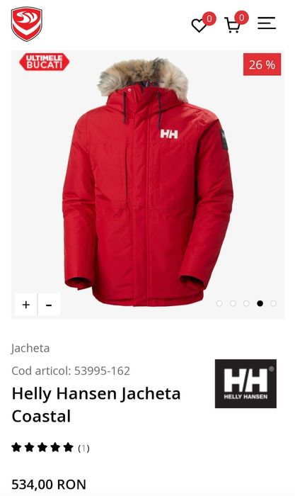 JACHETA barbati Helly Hansen Coastal  L