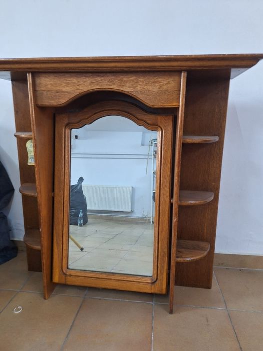 Șifonier+ Pat+saltea+ Oglinda lemn masiv pipera, 1500 lei