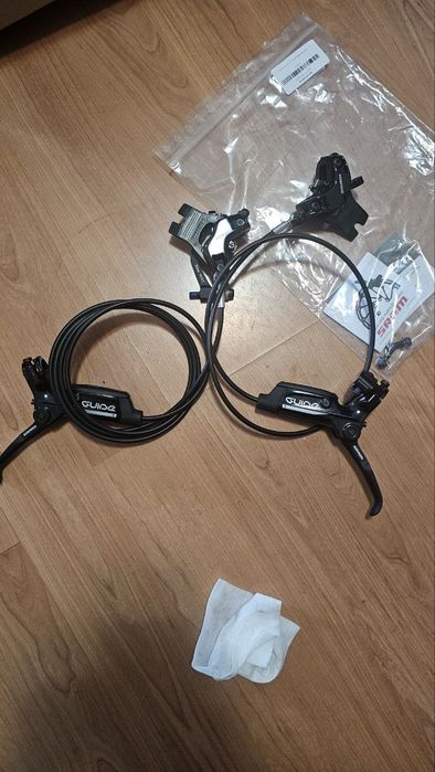 Set frane fata-soate mtb 4 pistoane Sram Guide T, noi