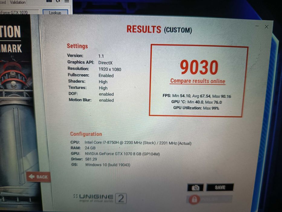 Laptop gaming, MSI Core i7 8750h, gtx 1070 8gb, 16gb ddr4, ssd 512gb