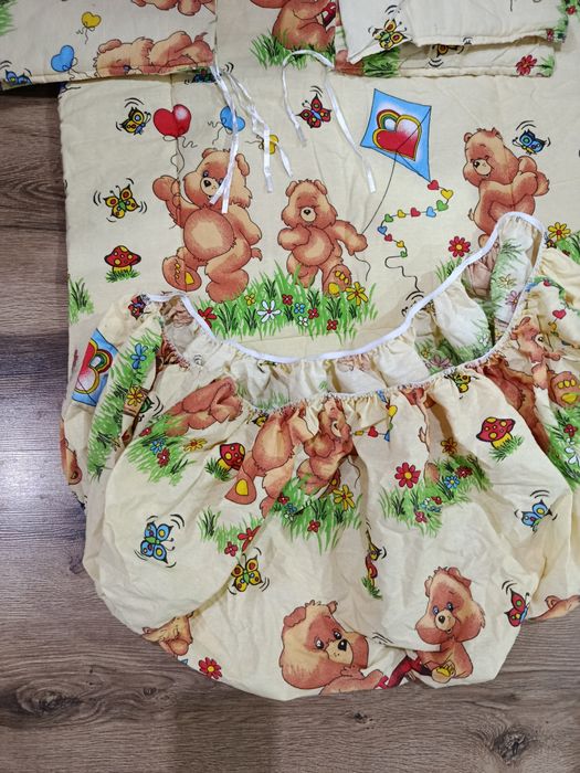 Set format din pilota, apărători și cearșaf cu elastic