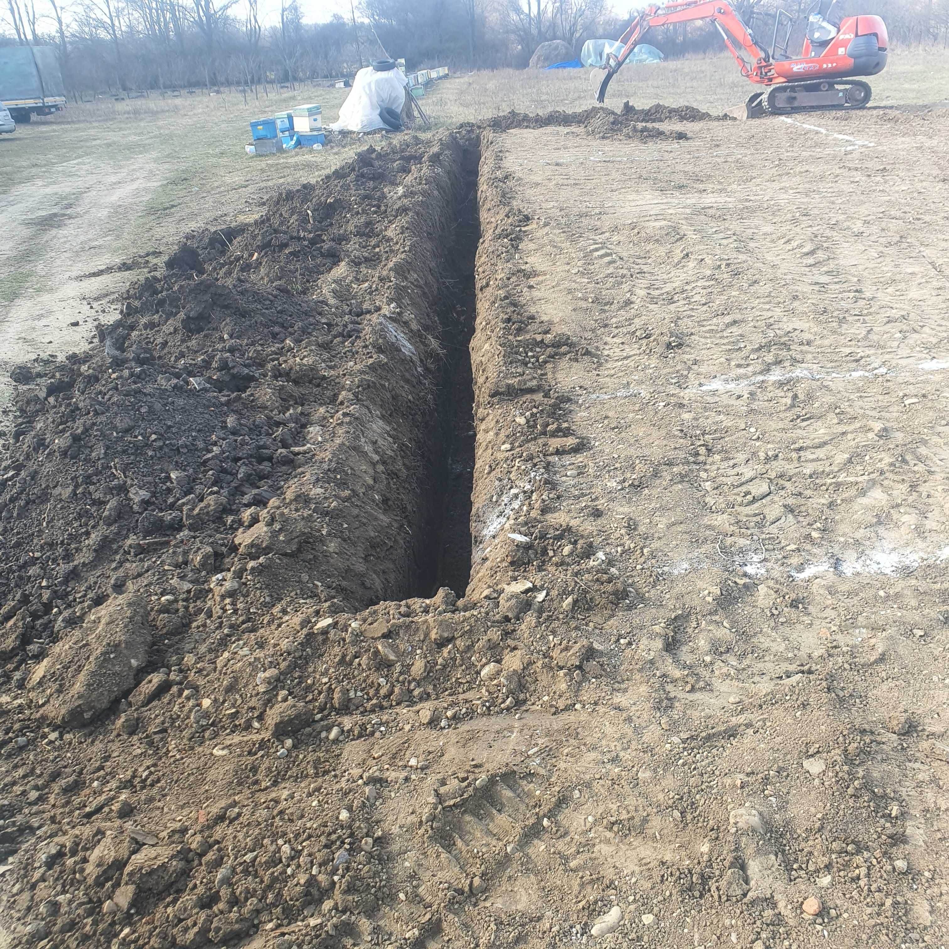 Sapaturi miniexcavator pietris nisip Draganesti olt