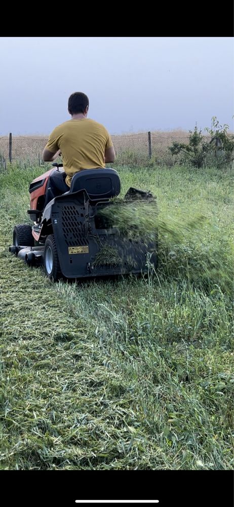 B Tundem Iarba gazon tractoras de tuns iarba