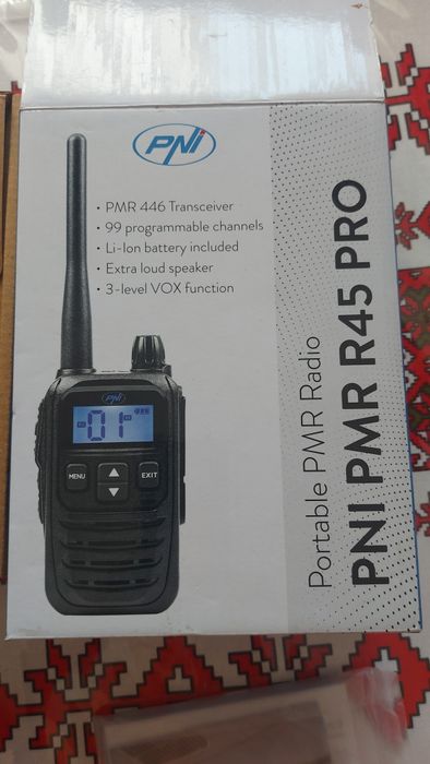 Set stații radio walkie-talkie 2W distanță mare