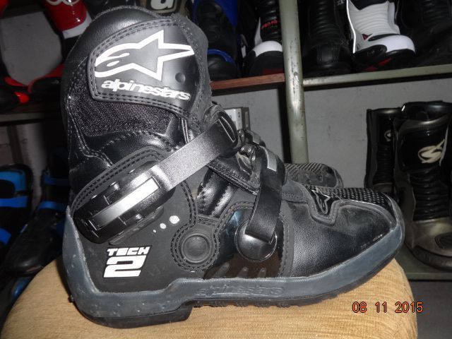 Alpinestars tech 2 40.5 размер нови ендуро мото крос къси ботуши бо