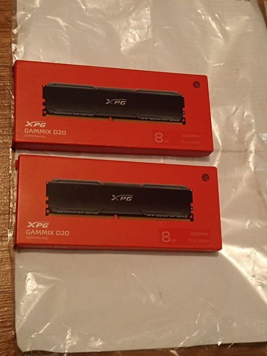 Adata GAMMIX D20 3200MHz 16GB 8+8=16 Оперативная память