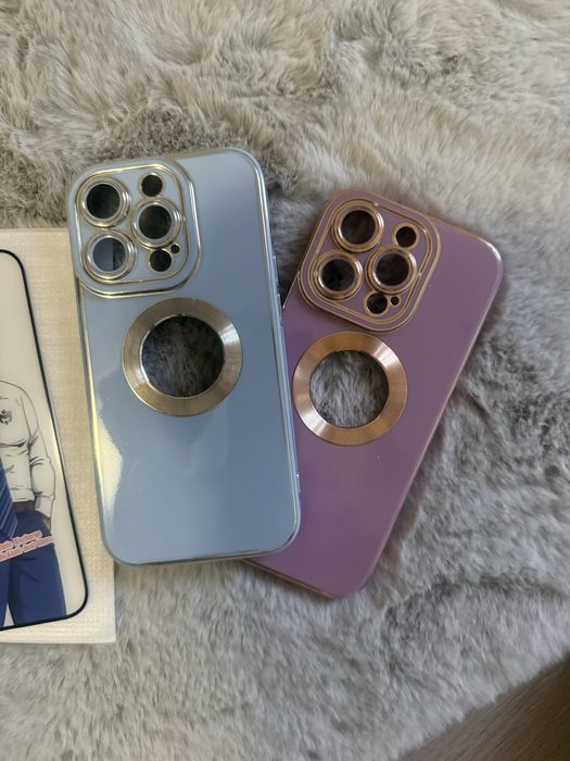 Folie sticla iphone 14 pro+ 2 huse