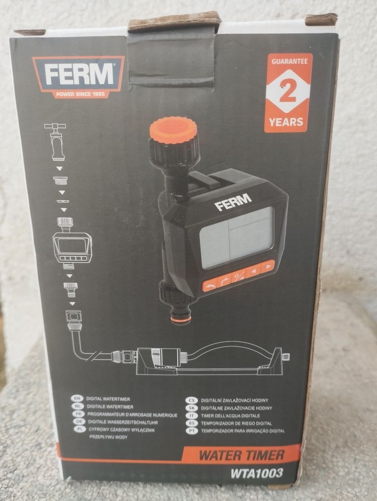 Дигитален таймер за поливане Ferm / Програматор