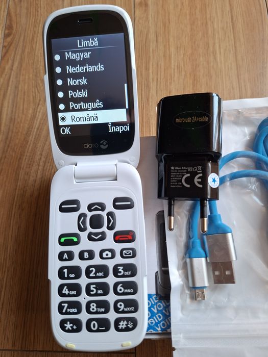 Super telefon clapeta,meniu Ro,nou.