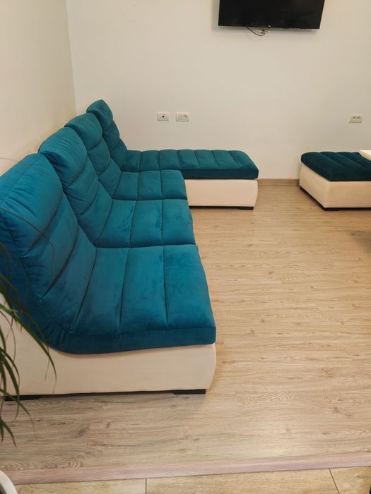 Colțar modular modern, stare excelentă, extrem de confortabil
