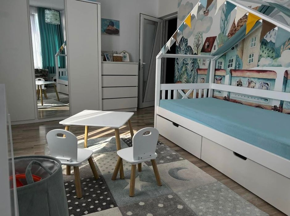 Детско единично легло тип къщичка