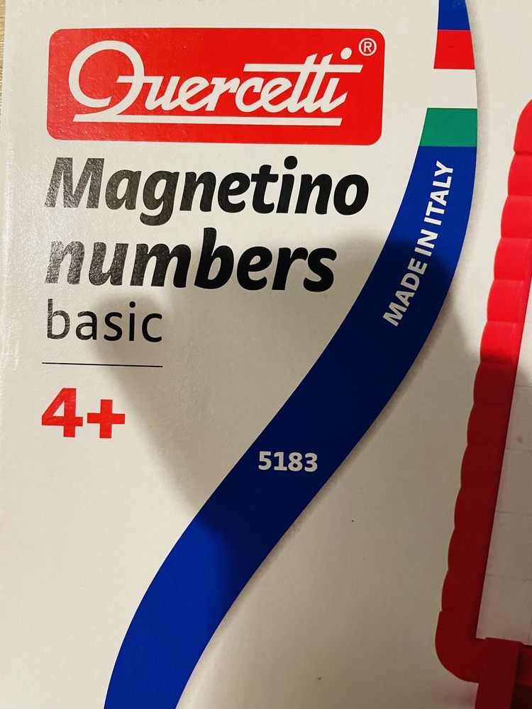 NOU joc Quercetti Magnetino Numbers 4+, 48 piese