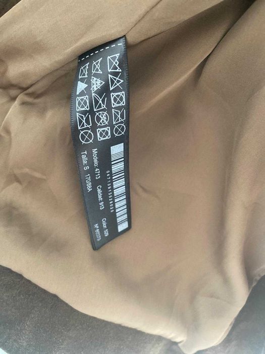 Яке oт естествен велур Мassimo Dutti