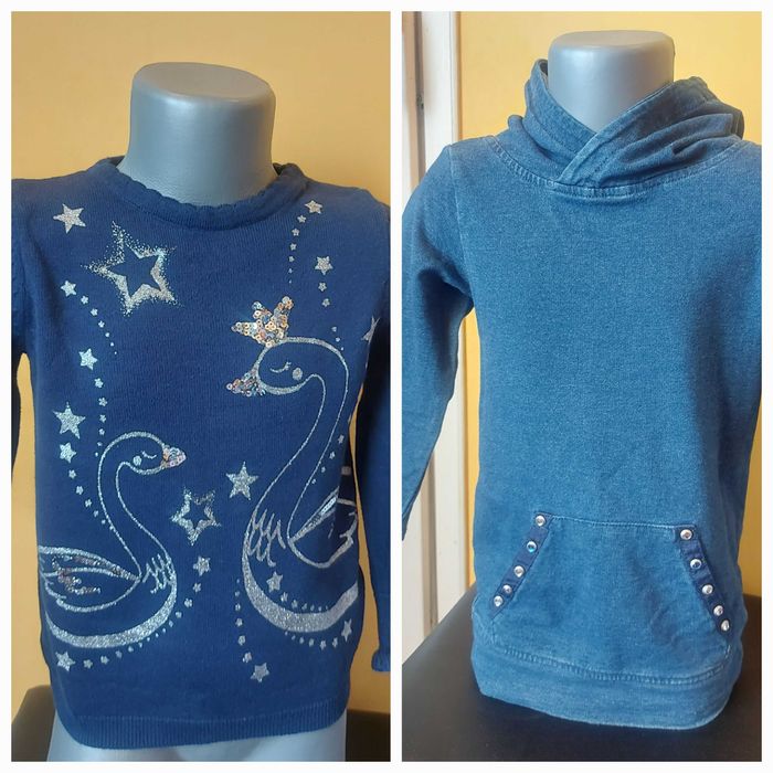 Пуловерче Lc Waikiki и туника рокля Chicco 4-5г