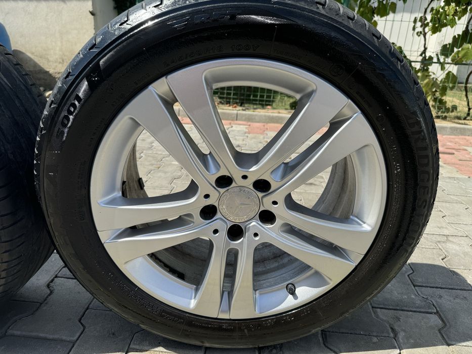 Jante S class W222 R18 cu anvelope vara Bridgestone RFT