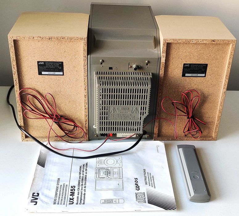 JVC UX M 55 muzica CD tuner caseta amplif boxe muzica