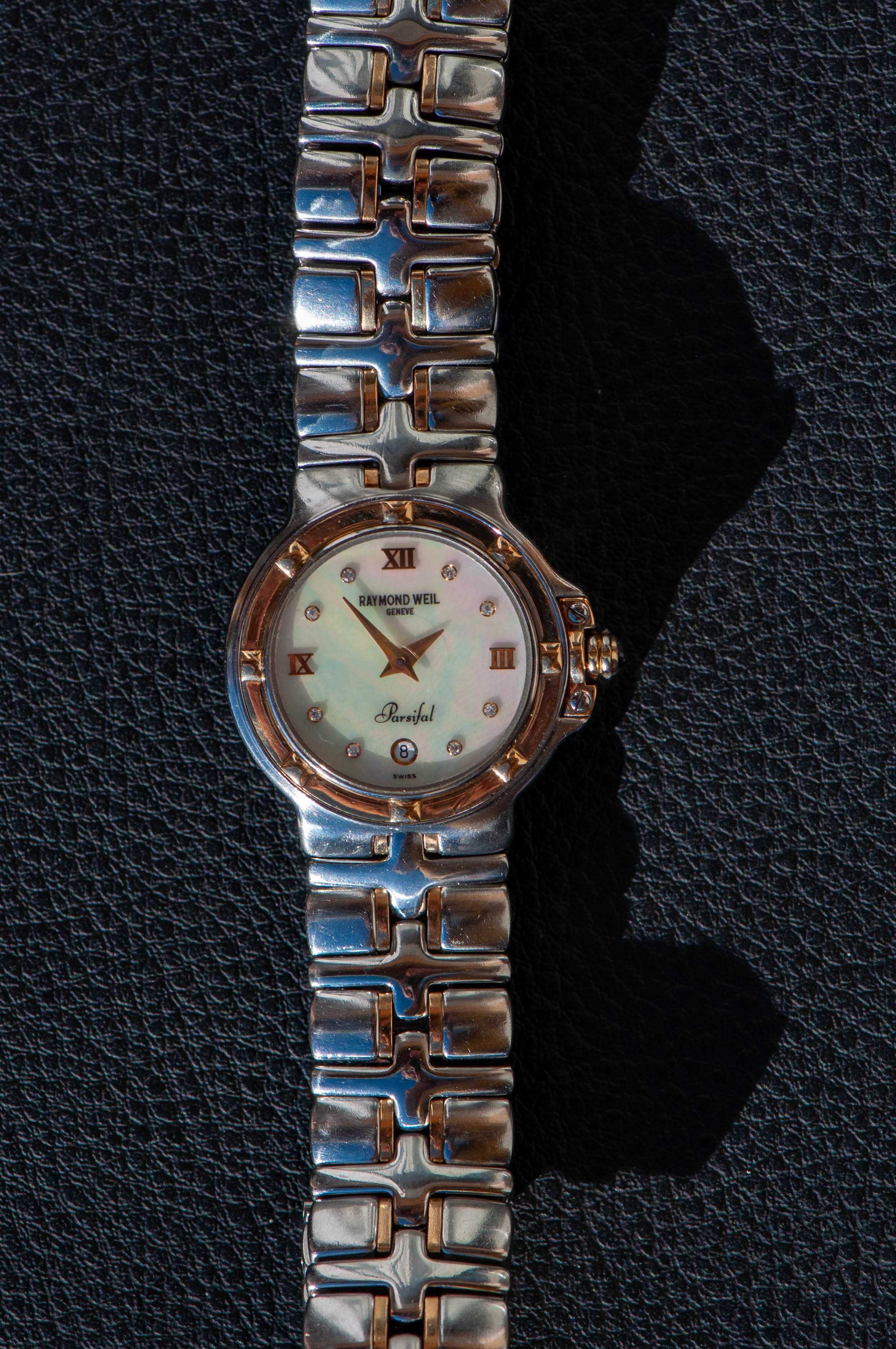 Raymond Weil Parsifal - швейцарски дамски часовник 18к злато, диаманти
