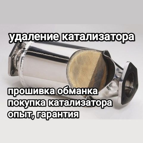 Катализатор удаление прием диагностика ремонт глушителя прошивка