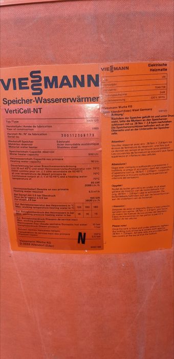 LICHIDARE STOC!!! Vand boilere Viessmann din inox