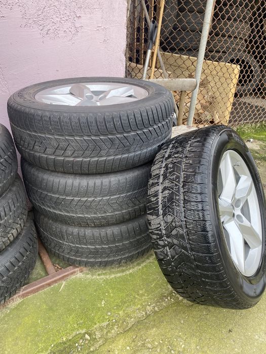 Jante Audi Q7+Cauciucuri PIRELLI SCORPION 255/55 R19