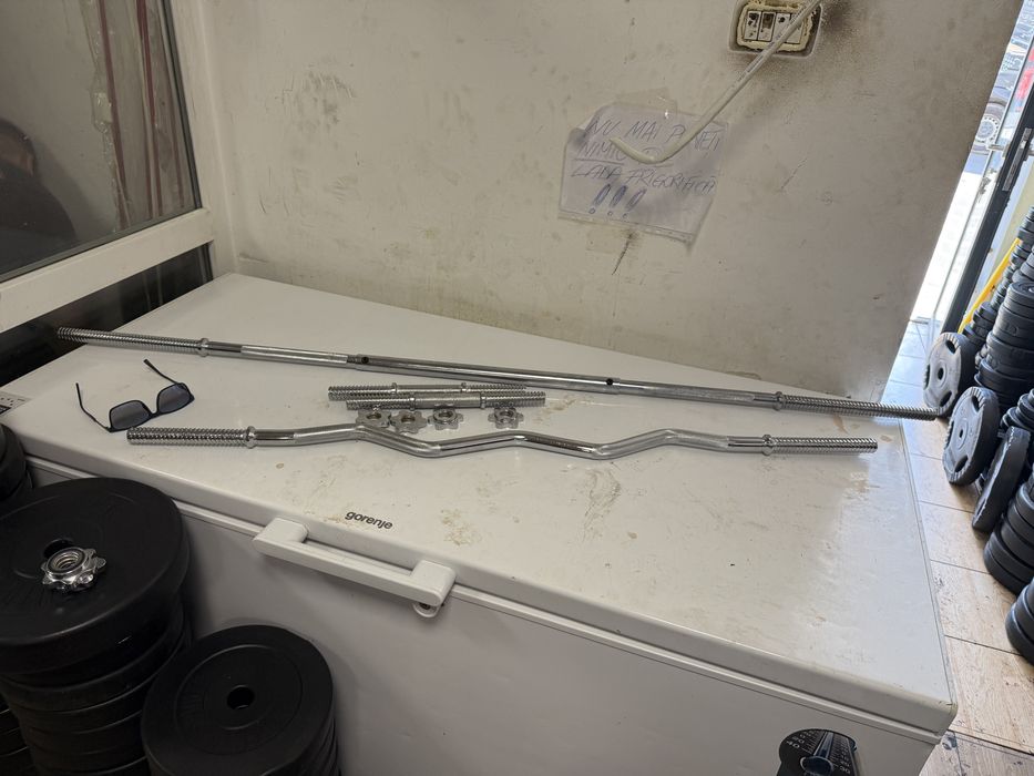 Pachet Bari sala fitness, Bari de Gantere,Bara Z, Bara Dreapta 350 lei